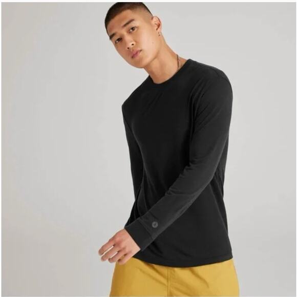 allbirds Other - Allbirds NWT Natural Black Sea Long Sleeve Pullover Crew Neck Tee Size X-Large